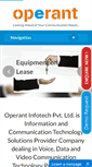 Mobile Screenshot of operant.in